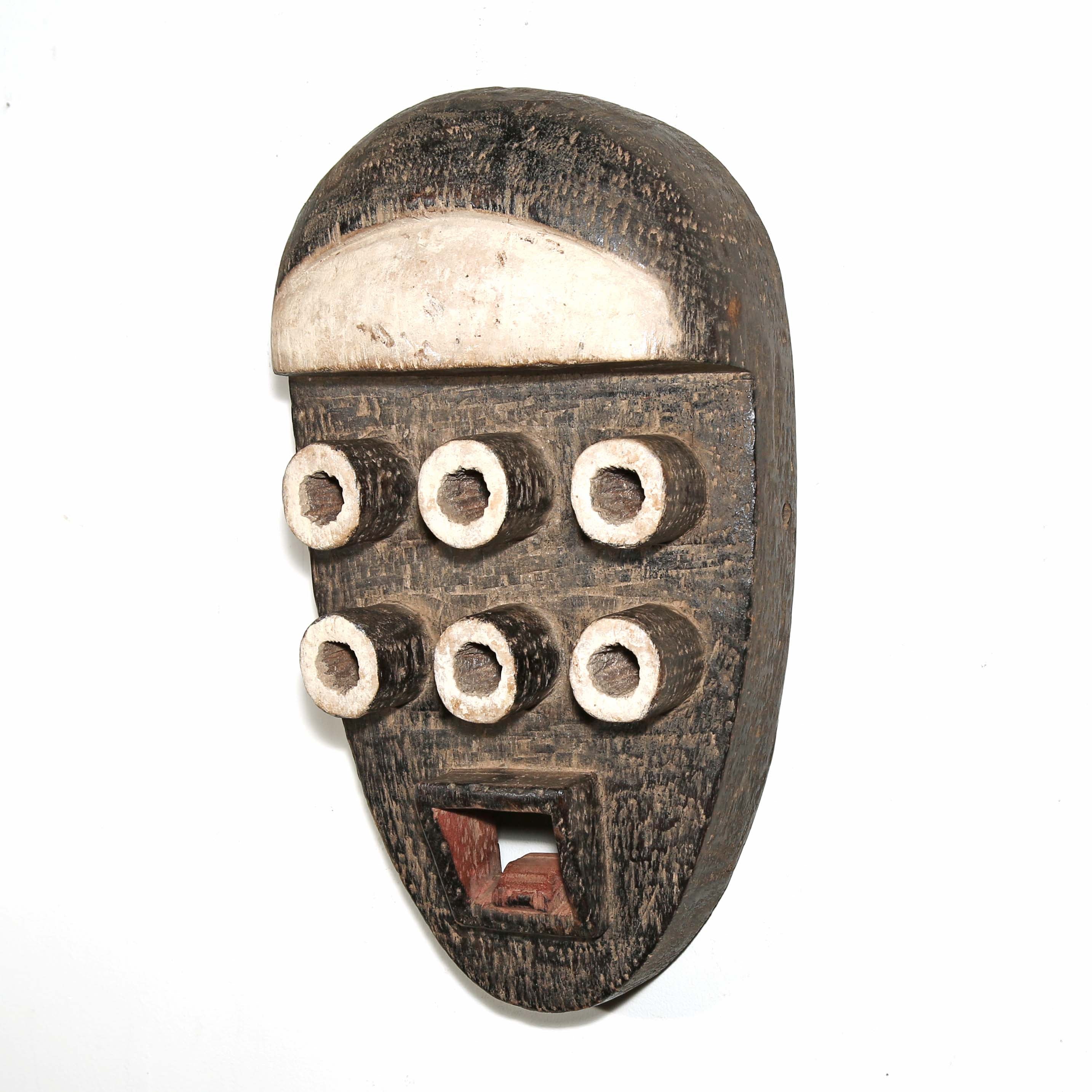 black and white African art