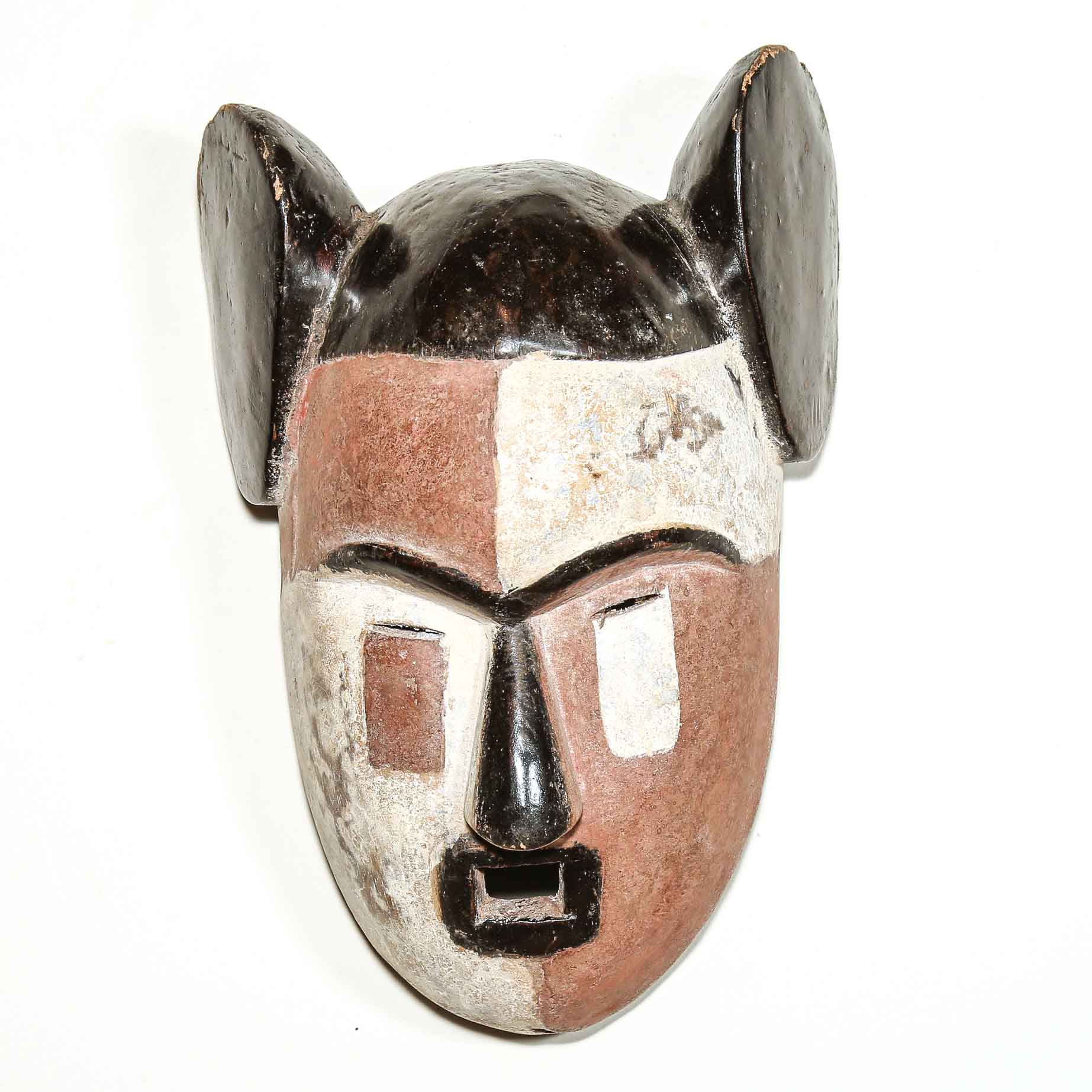 African mask in the shape on an animal for home design