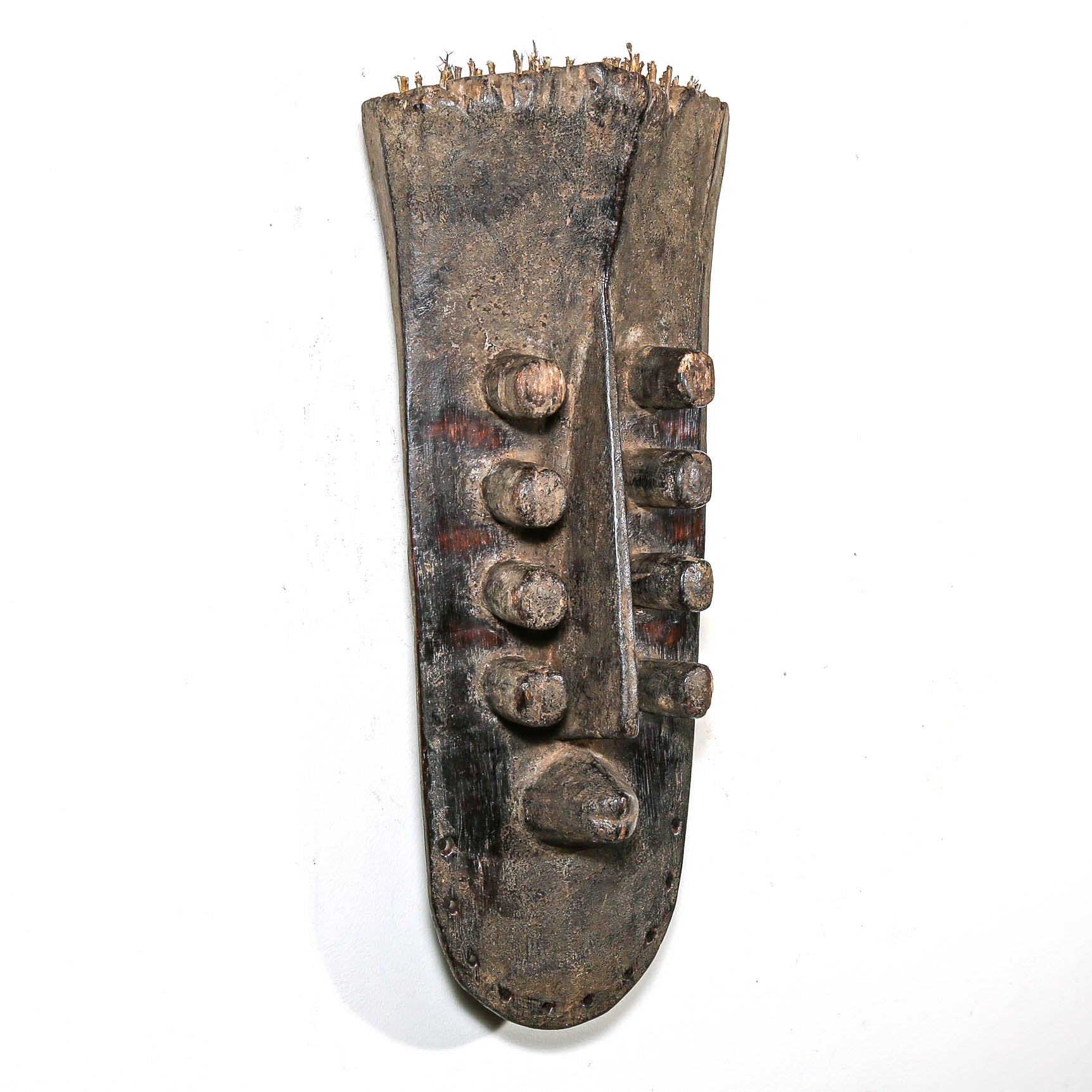 Wooden tribal african mask home ceremonial decor