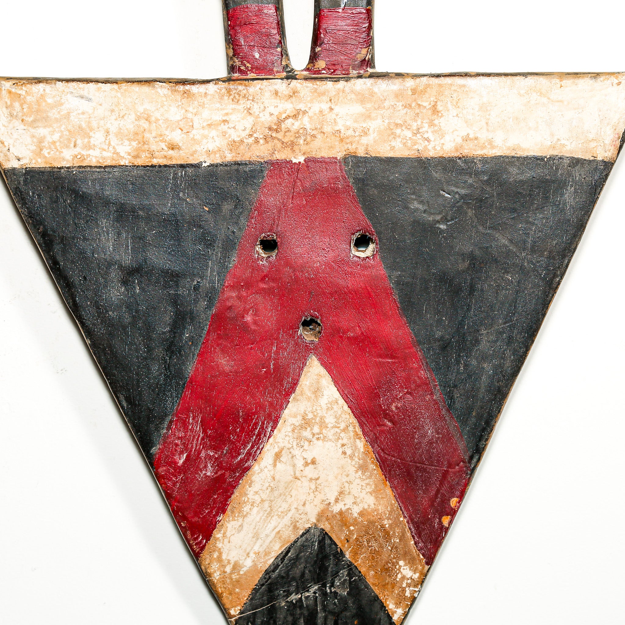 Large geometric vintage African wall art to buy online 