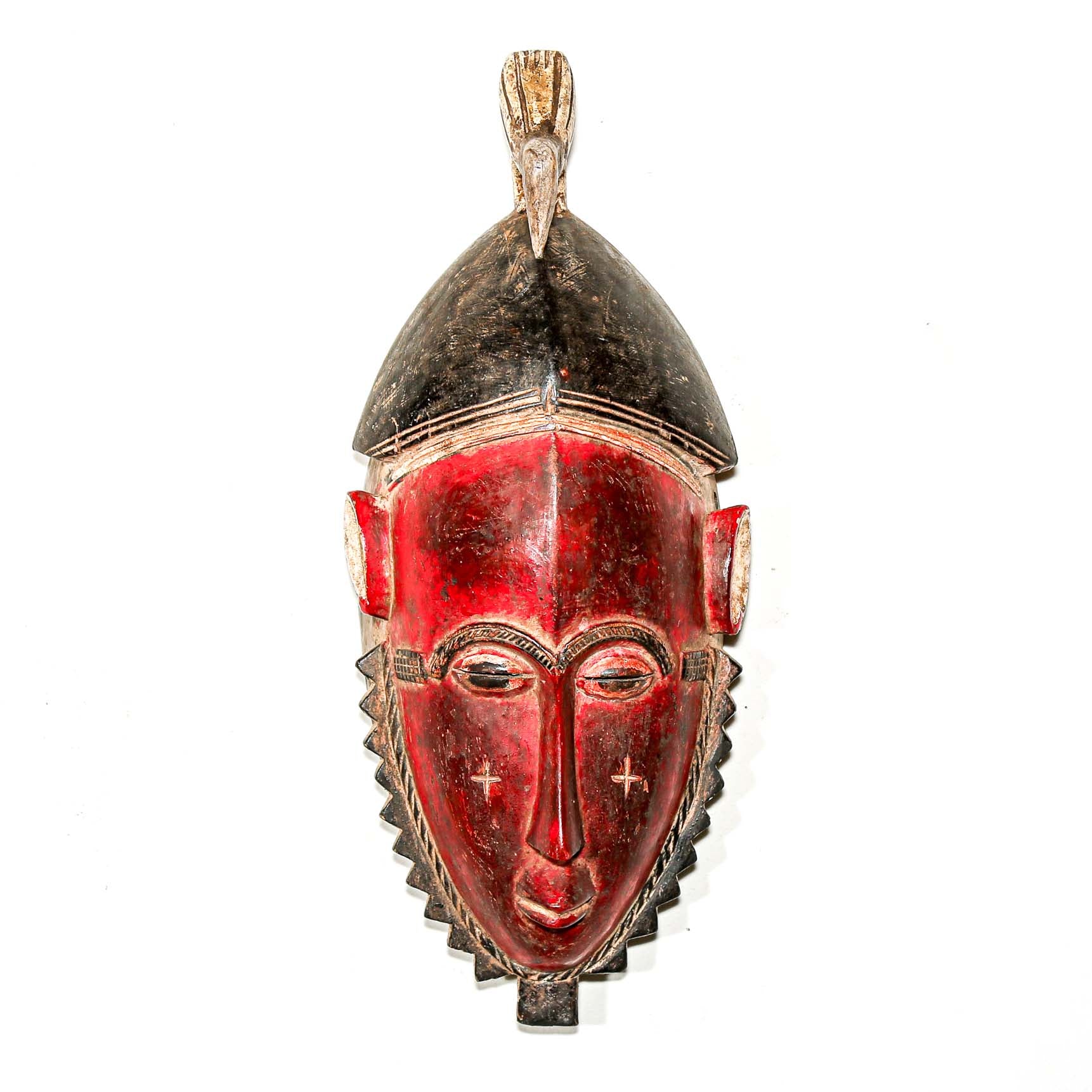 red back and white African mask to purchase for your home