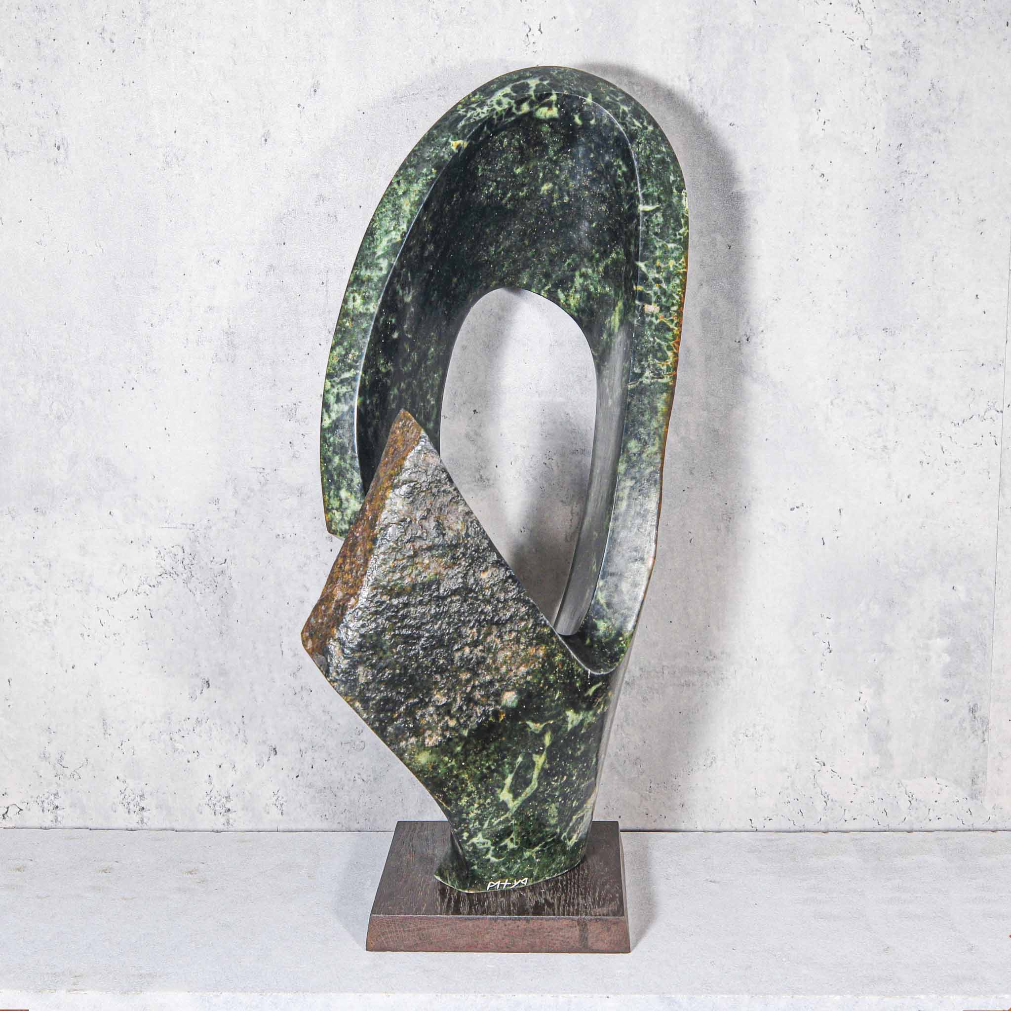 Certificate of Authenticity, figurative sculpture, human form, Shona Stone Sculpture, Serpentine African Art, Contemporary African Artwork, Stone Sculpture, African Sculpture Online Sale, African Art for Home Decor, buy African art, modern African art