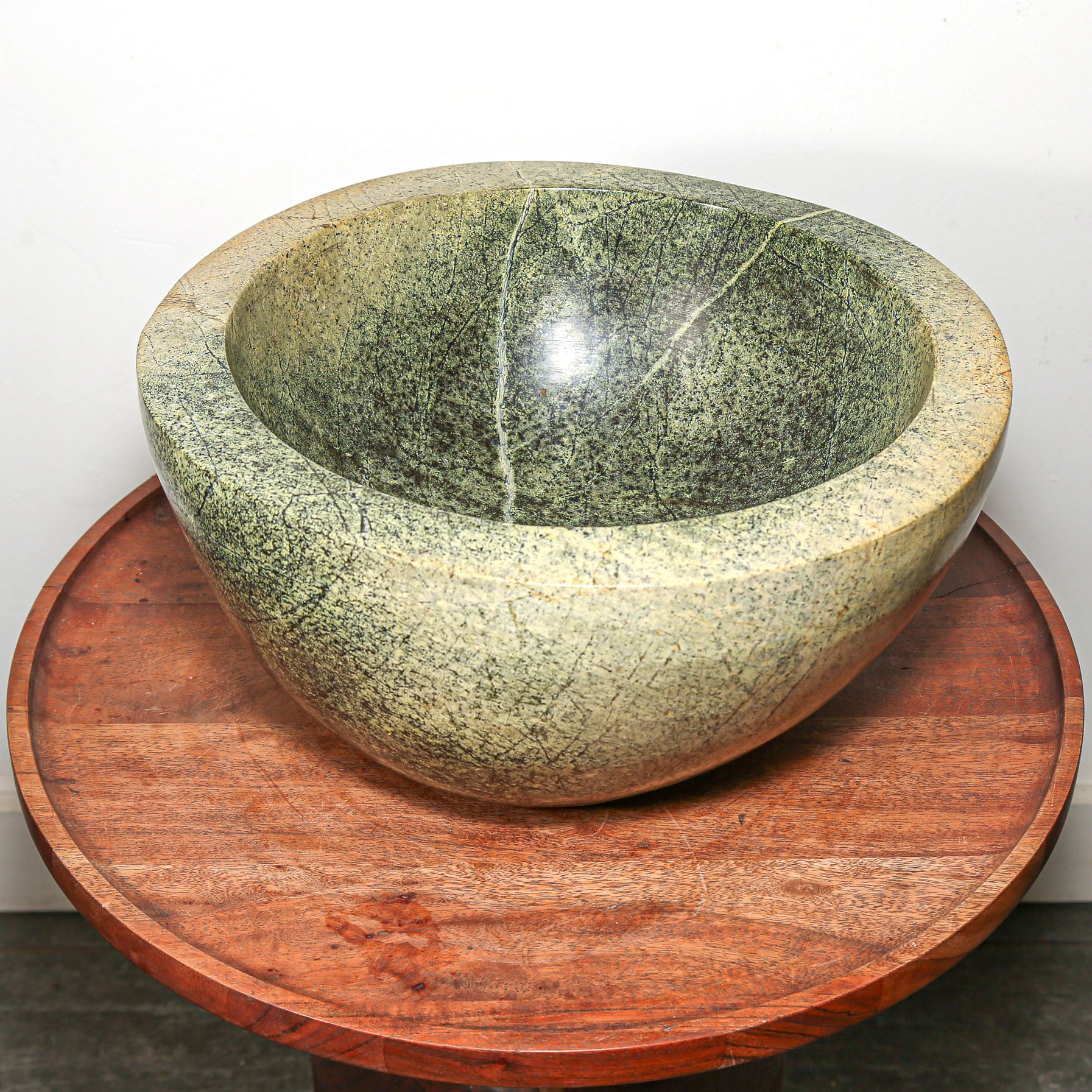 large green stone bowl