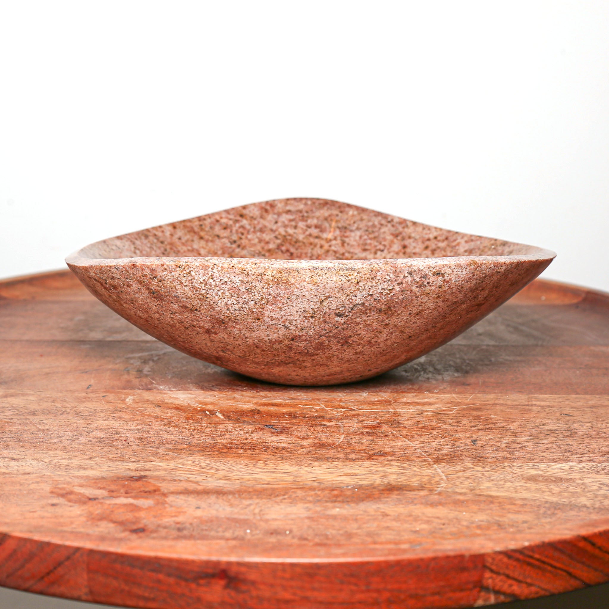 small red stone bowl or dish for sale