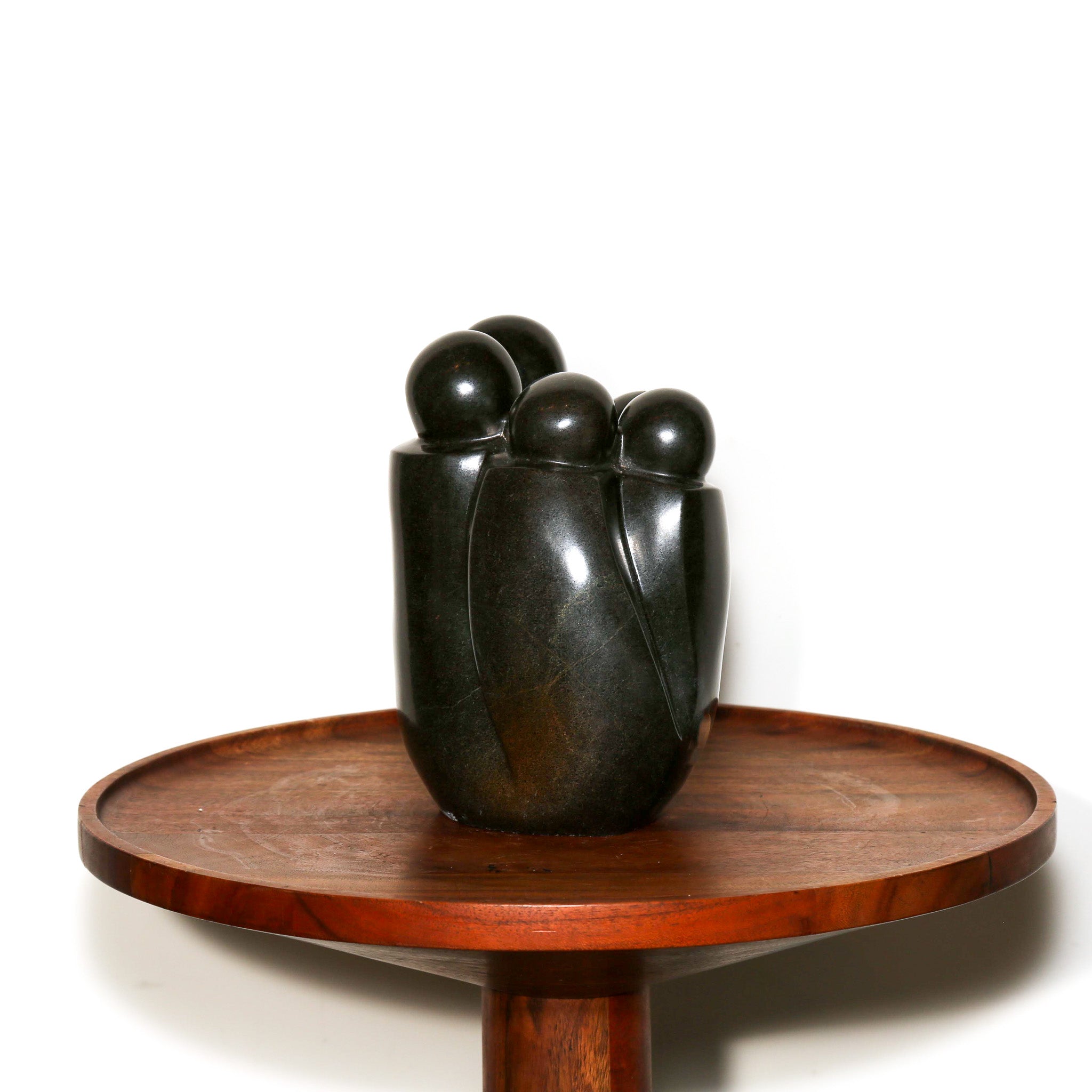 black stone statue from Africa