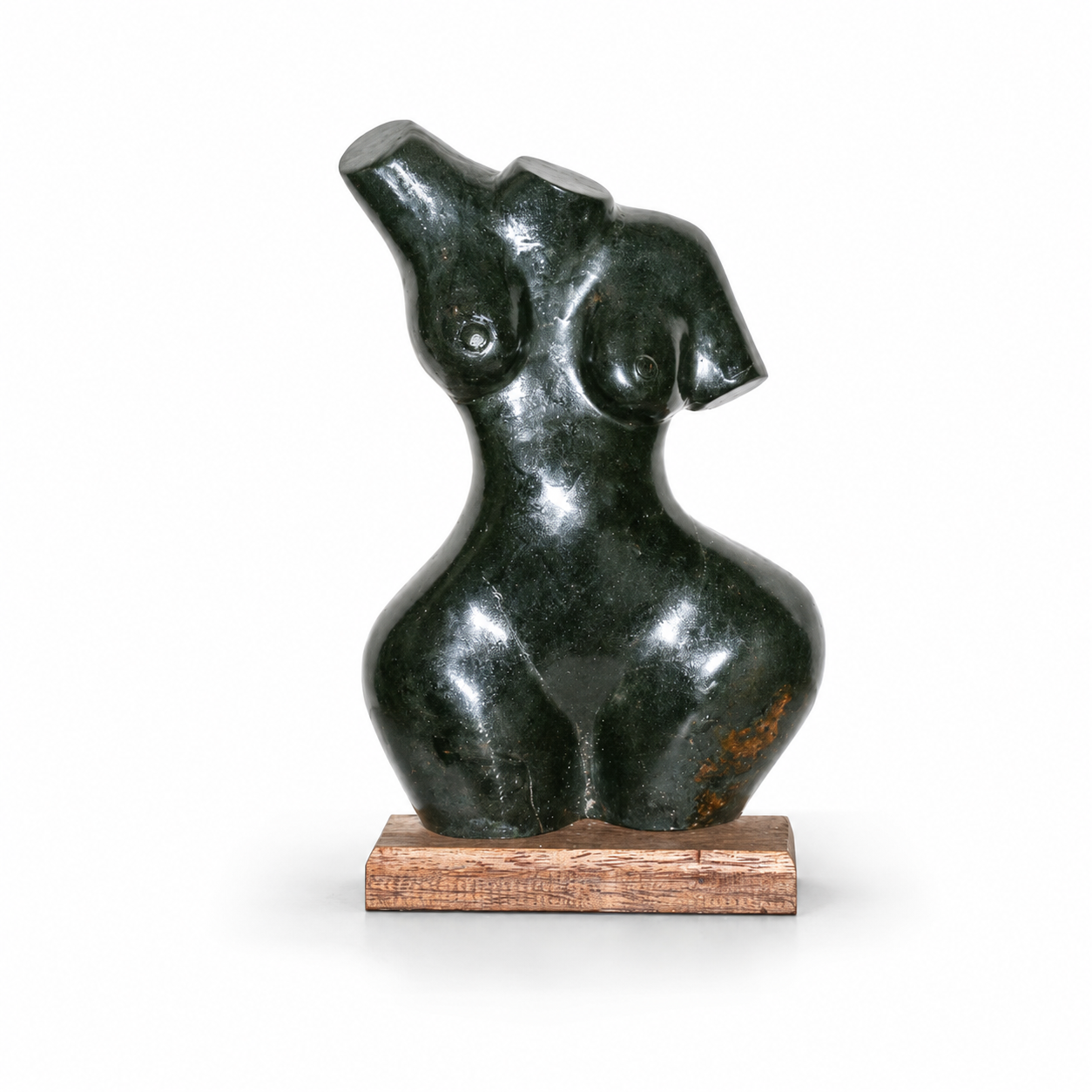 "Core" Torso Sculpture by Witness Bonjisi