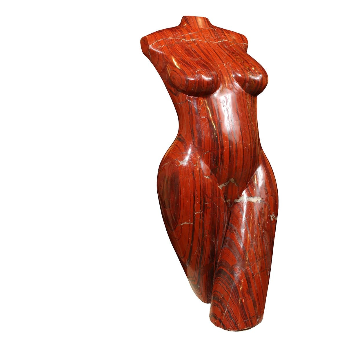 Red Jasper Shona Sculpture