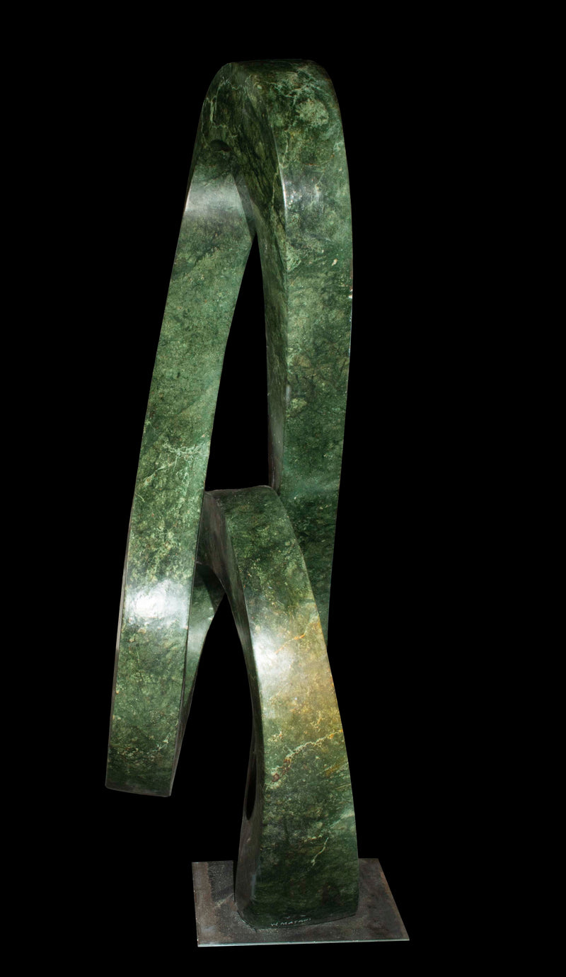 Green Infinity sculpture profile