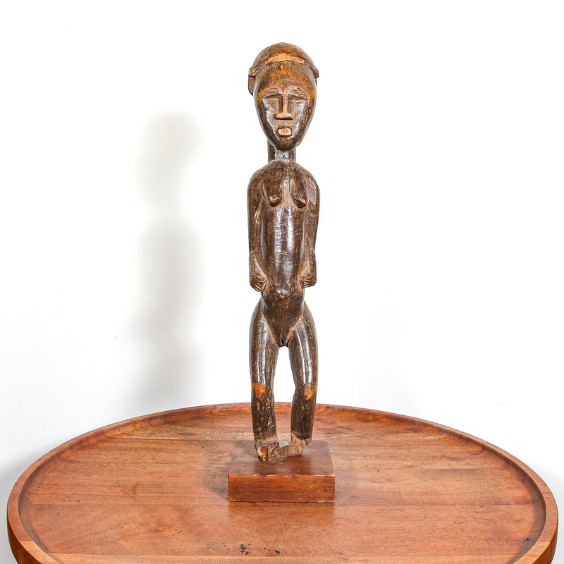 Antique wooden African sculpture