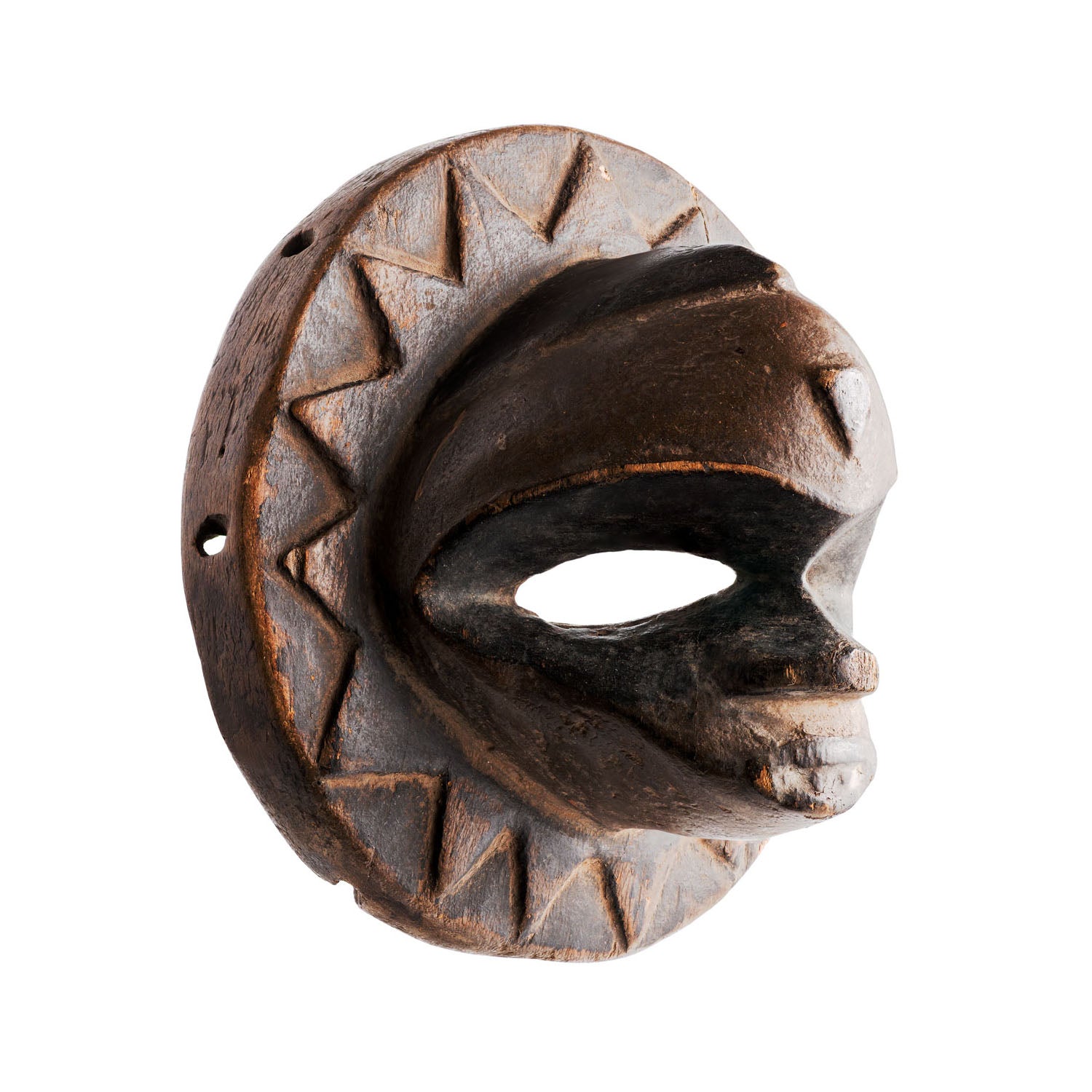 Eket Mask, Cameroon small authentic African mask