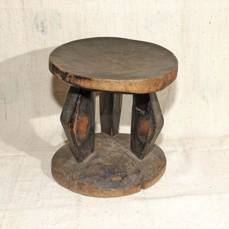 Hand made rare stool from Zimbabwe