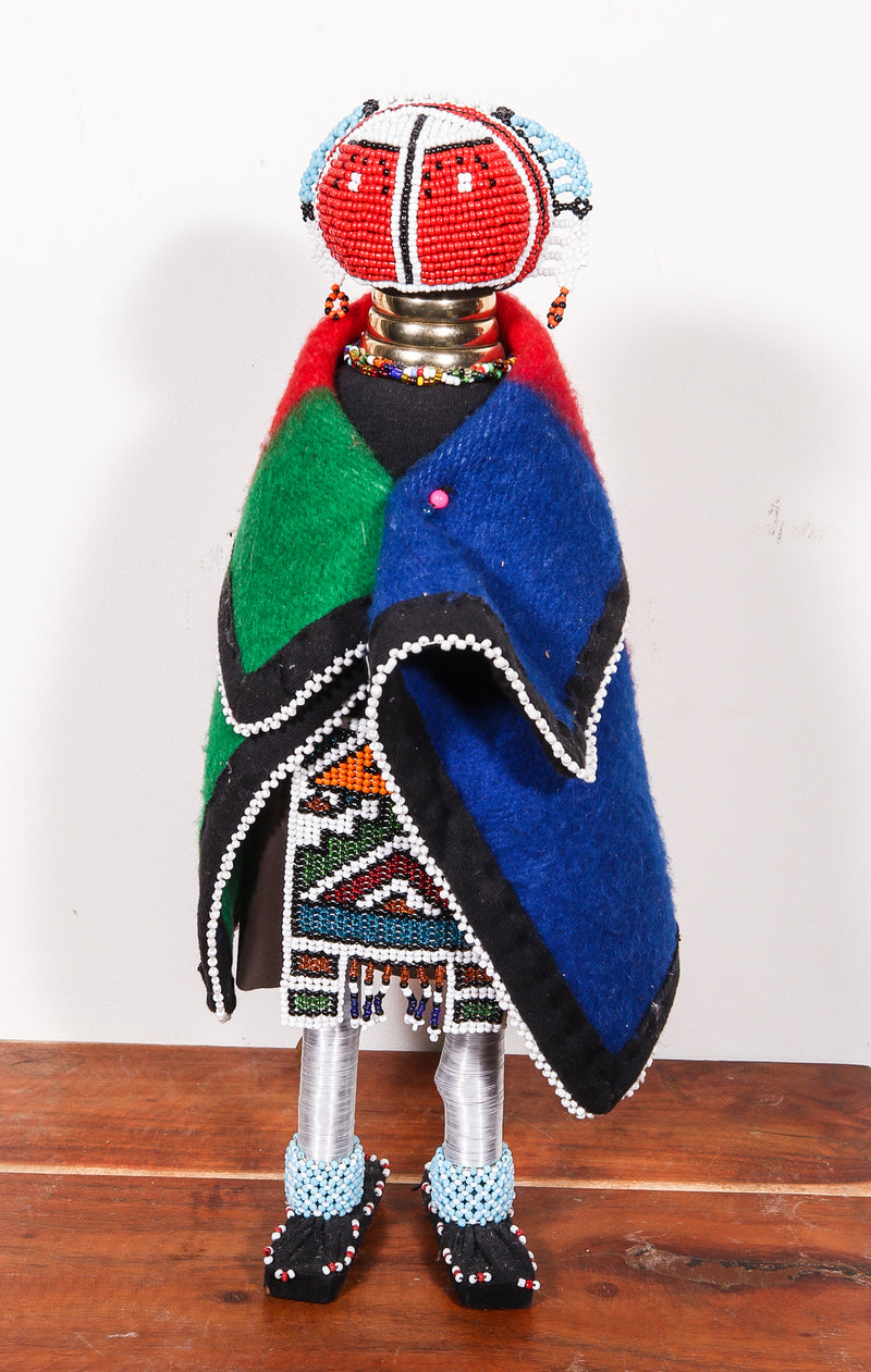 beaded doll from South Africa