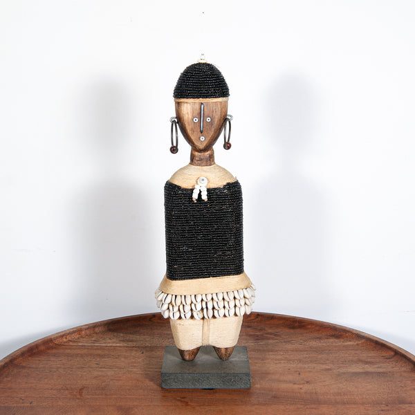fine African doll with beads for sale