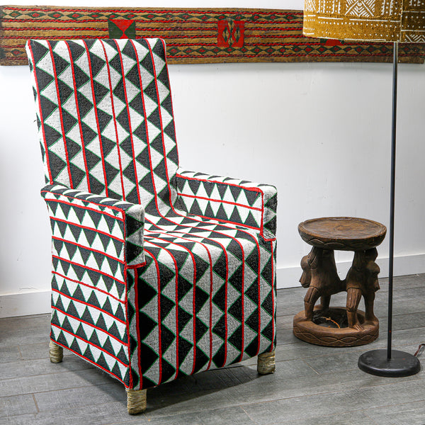 African Chair with Beads