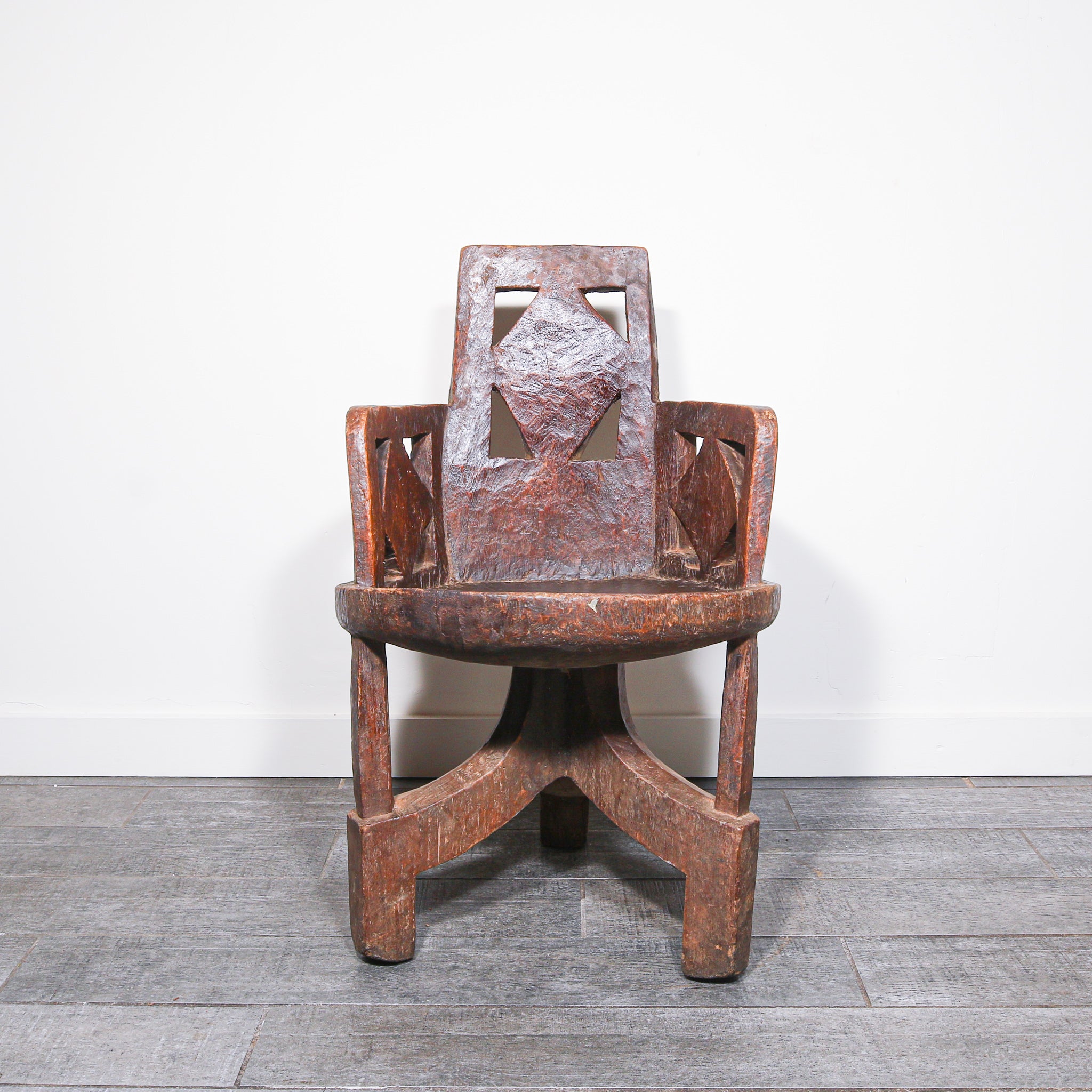 wooden chair from Ethiopia