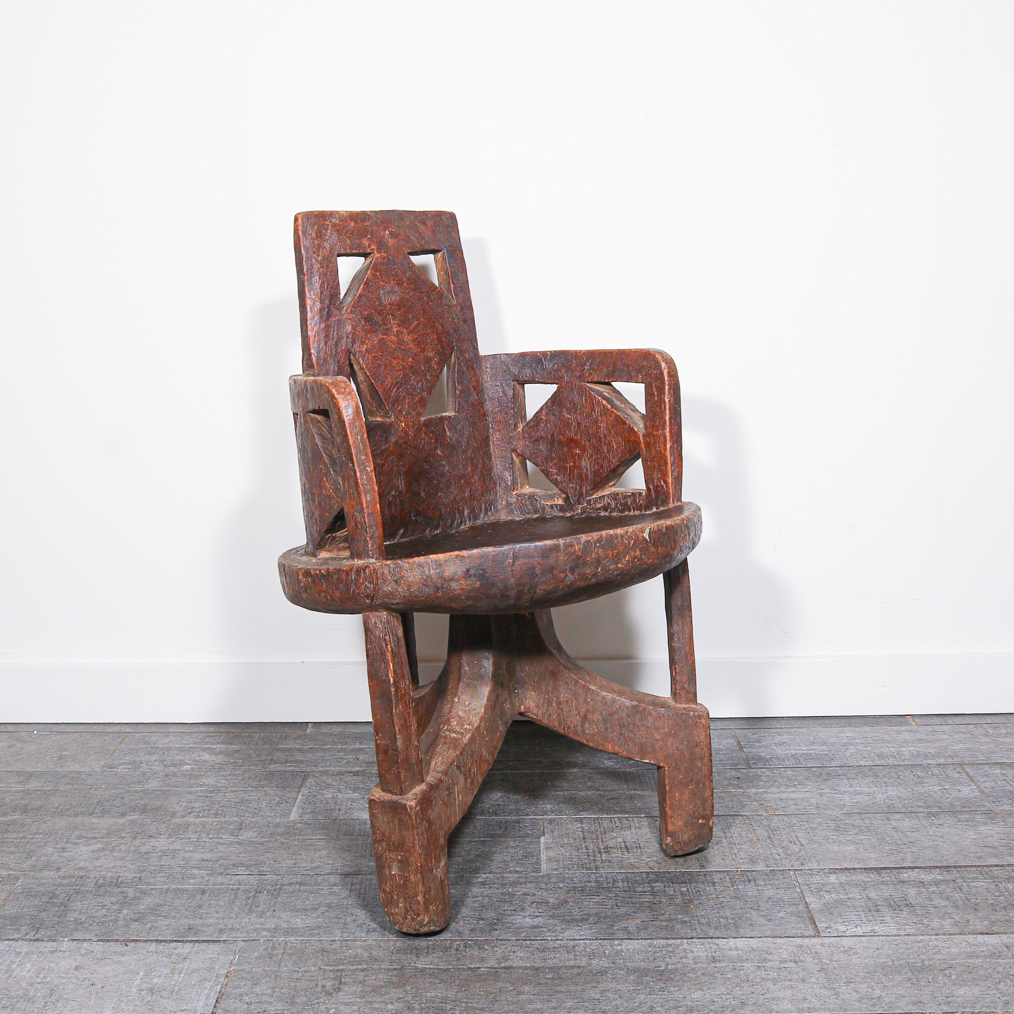 wooden chair from Ethiopia