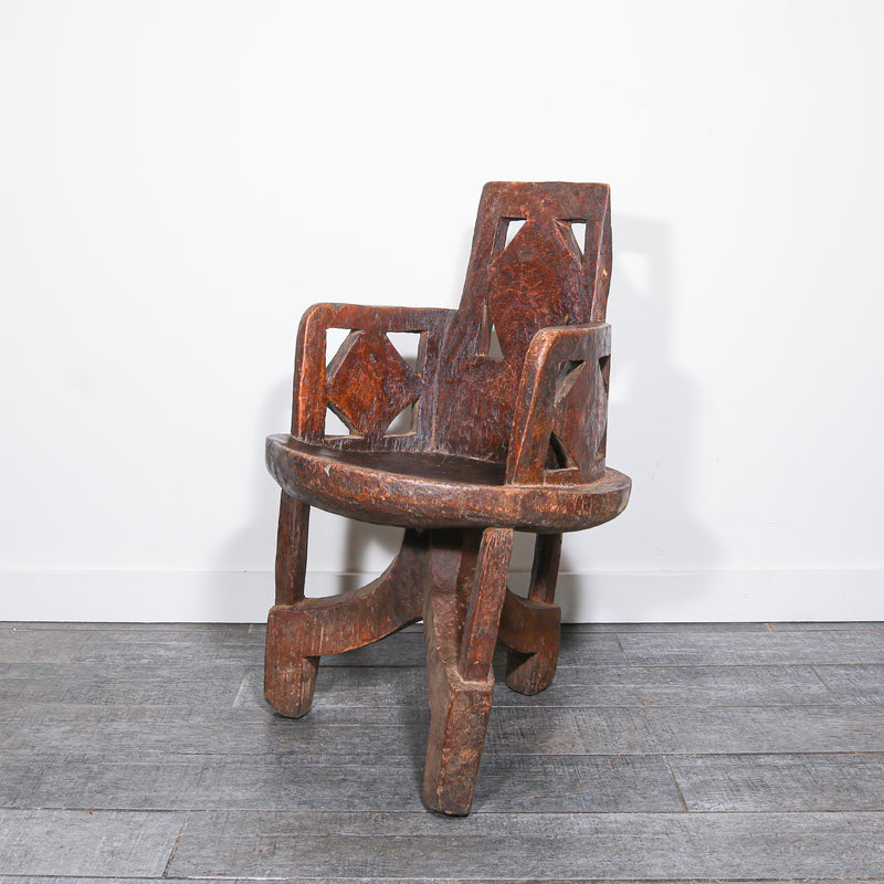 wooden chair from Ethiopia