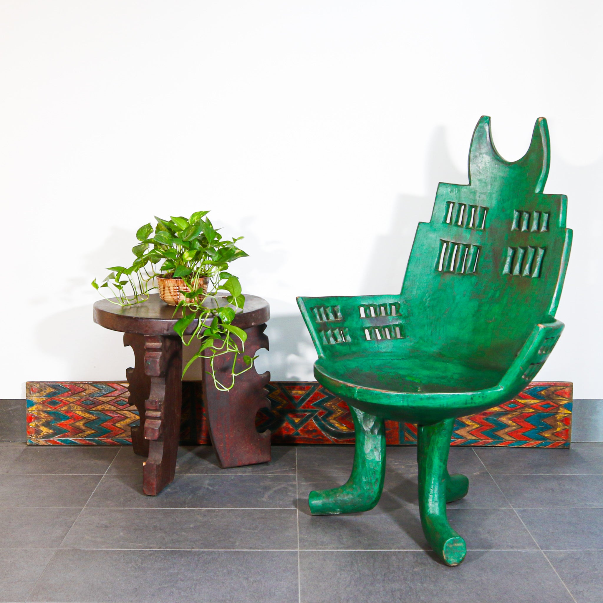 Green Ethiopian Chair