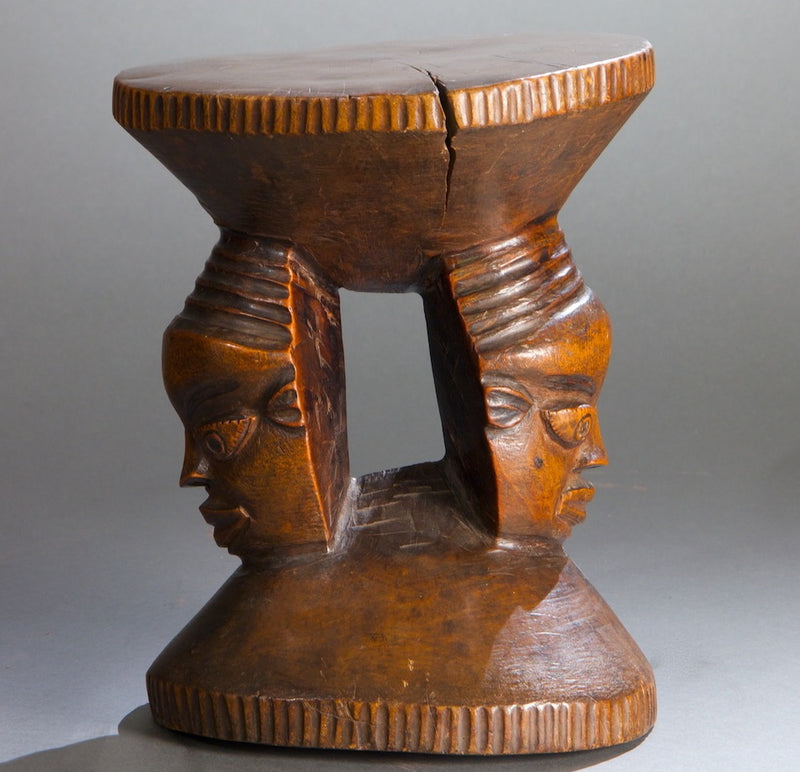 Antique African stool on sale