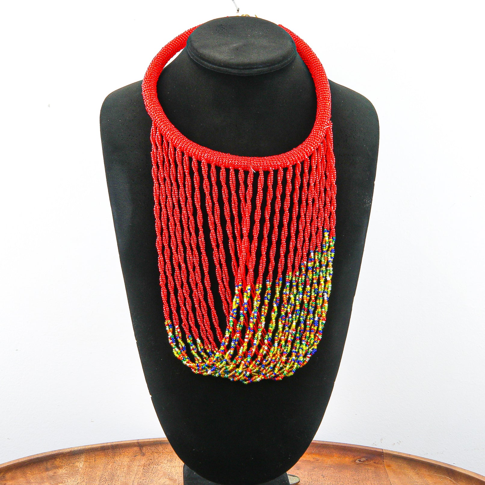 Zulu Beaded Necklace, South Africa – Hemingway African Gallery