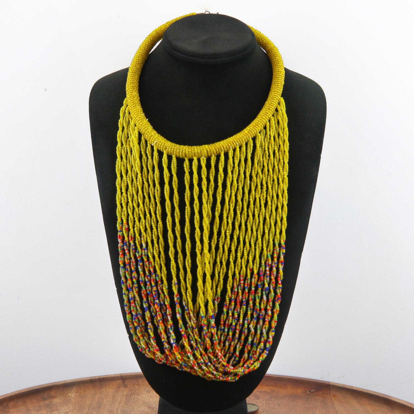 Zulu Beaded Necklace front