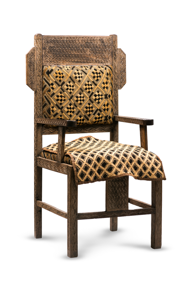 Kuba chair with textile